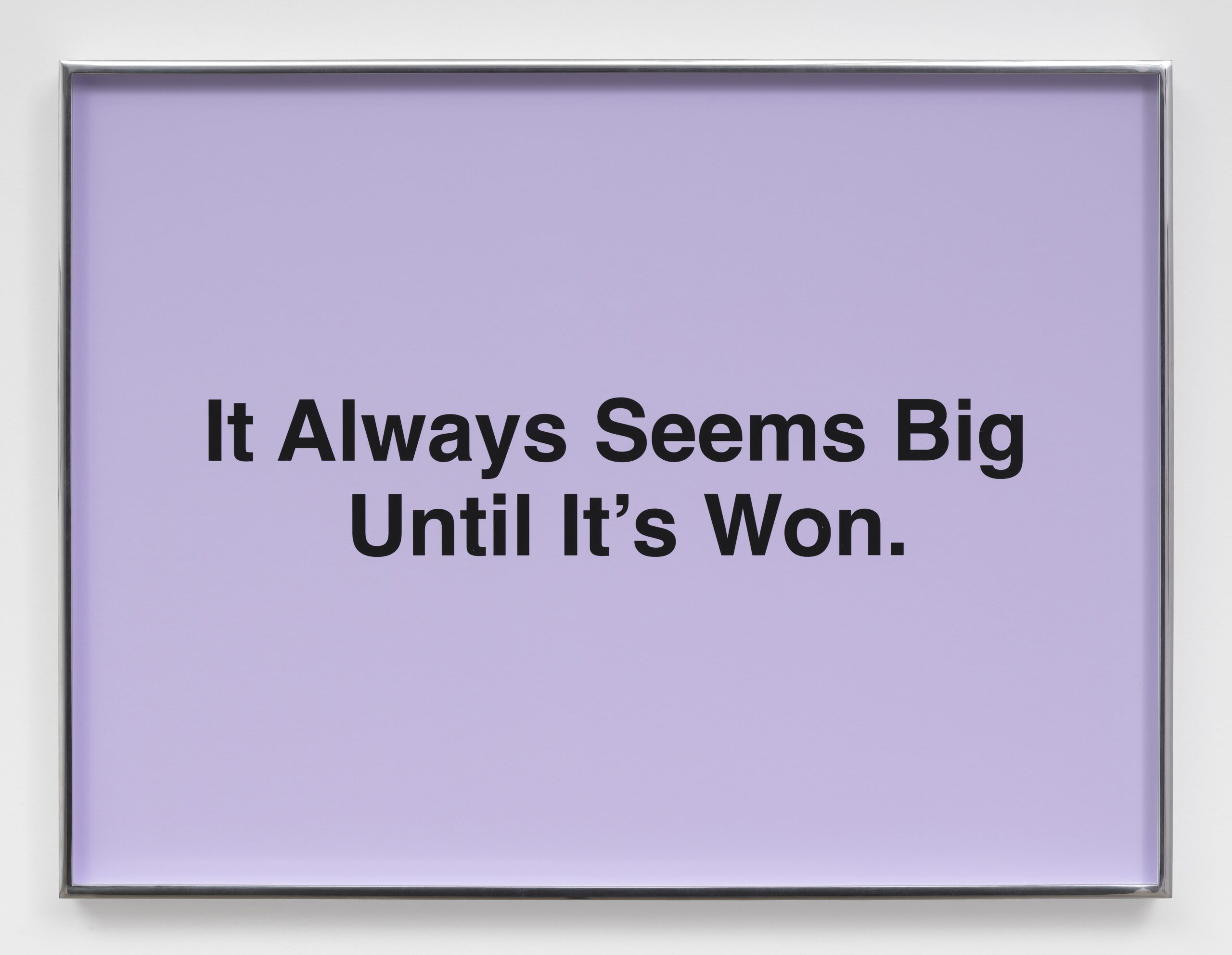 Shimmer Quote (Always Seems Big) by Maya Man