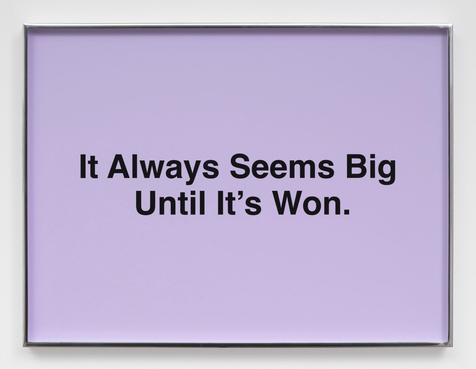 Shimmer Quote (Always Seems Big) by Maya Man